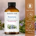 thumbnail image 6 of Majestic Pure Rosemary Essential Oil with Glass Dropper - Huge 4 Fl Oz - 100% Pure and Natural Rosemary Oil - Premium Grade Essential Oils for Diffuser, Aromatherapy, Soap and Candle Making, 6 of 8