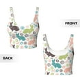 thumbnail image 5 of Naloa Easter Rabbit Sports Bras for Women, High Support Bra with Removable Pads, Comfortable - X-Large, 5 of 9