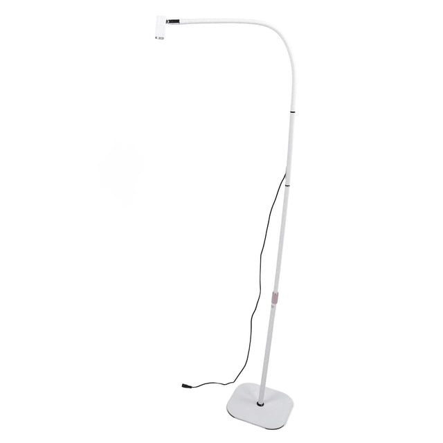 Secador De Uñas De Piso Con Cuello De Cisne, Lámpara LED Ajustable Con Enfoque Con Zoom De aleación De Aluminio Con Brillo UV Flexible De 6W Para Maquillaje
