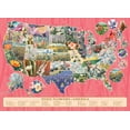 thumbnail image 1 of Cobble Hill 1000 Piece Puzzle - State Flowers of America - Sample Poster Included, 1 of 2