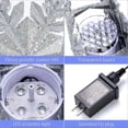 thumbnail image 2 of Christmas Snowflake Tree Topper Decoration LED Light Up Christmas Tree Topper 3D Christmas Tree Topper Decorations for Home Decorations, 2 of 4