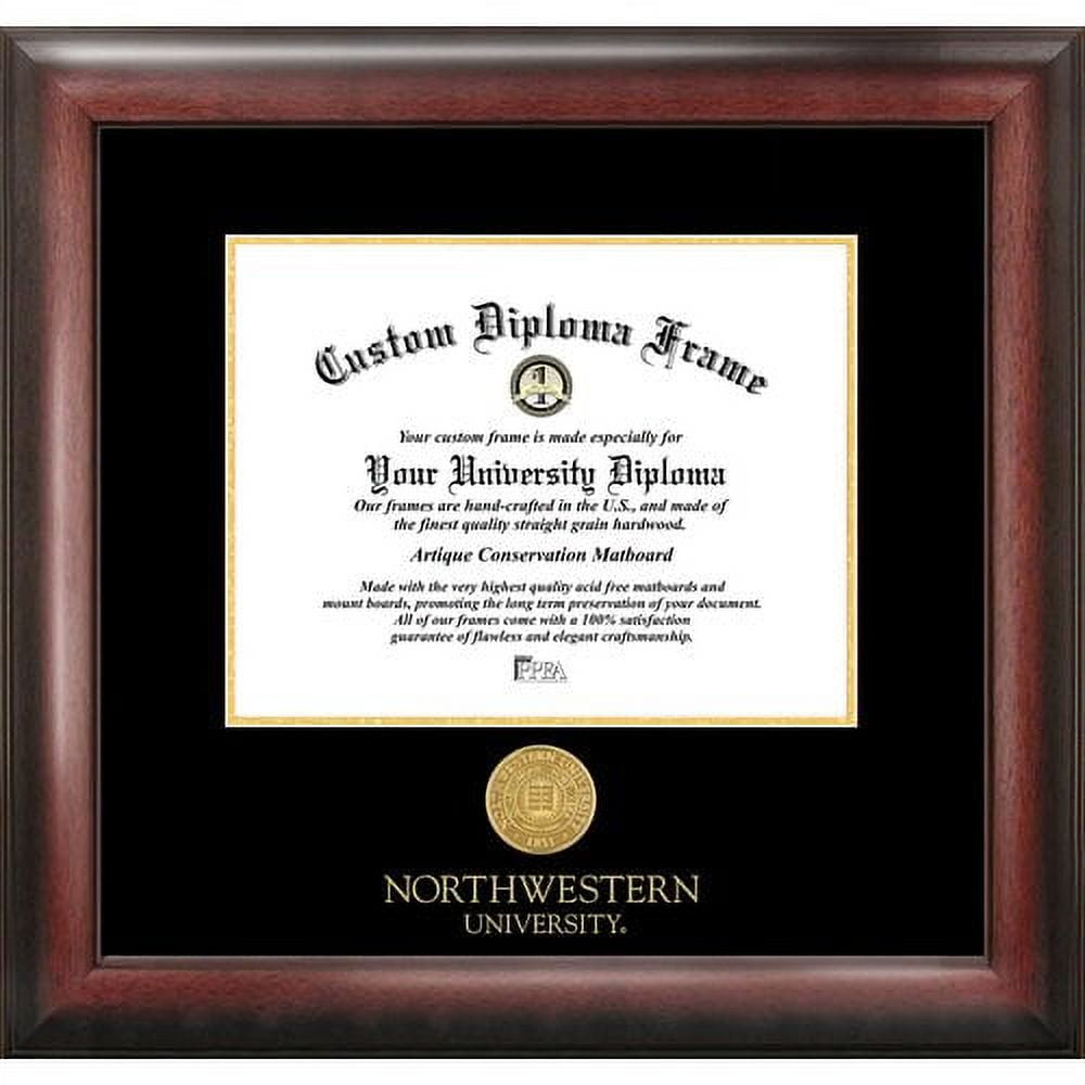 Gold Embossed Diploma Frame in Studio Gold Northwestern Health Sciences University - Item