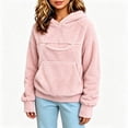 thumbnail image 7 of Afdoent Hoodies for Girls Cat Pouch Hoodie with Pockets Pet Carrier Pullover Animal Holder Long Sleeve Tops Fall Winter 5-6 Years, 7 of 7