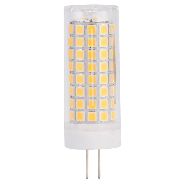 Bombilla regulable G4 Iluminación de 360° 1000LM 102LED 2835 Reemplazo de bombilla para lámpara de mesa Lámpara 110V 10W Blanco cálido