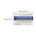thumbnail image 2 of Shisuyan Tooth Color Chart Tooth Color Contrast Cards Blue PVC 20Pcs 3.3X2.1X0.8In, 2 of 8