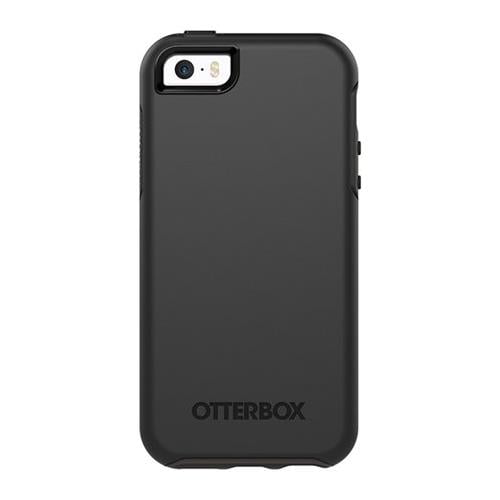 OtterBox Série Symétrie pour iPhone SE (1ère Génération - 2016) et iPhone 5/5s - Emballage de Vente au Détail - Noir