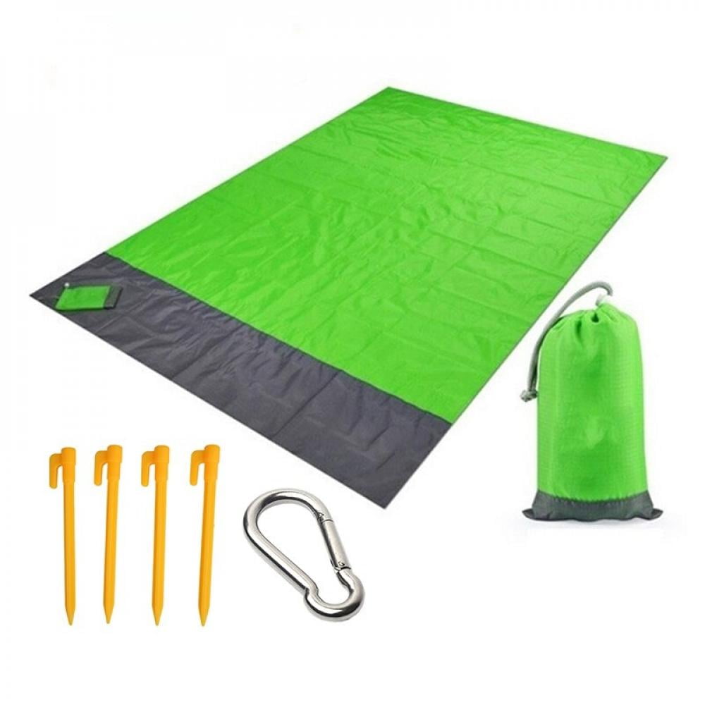 Camping Beach Portable Mat Creative Pocket Blanket Mat Outdoor Garden Bags New 
