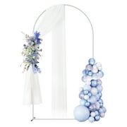 Arch Backdrop Stand, 7.2FT Wedding Arch Frame, Metal Balloon Arch Stand, Backdrop Stand for Parties, Birthdays, Baby Showers, Garden Floral Ceremonies, Bridal Events, Photo Booths, Decorations