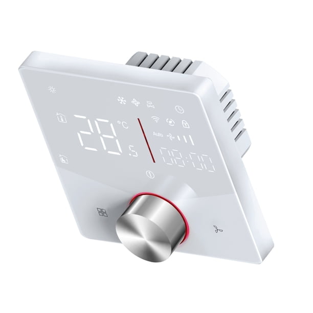 Termostato Wifi Controlador de Aire Acondicadado Smart Acondicionador Touch Digital 5 Y 2 Controlador de Temperatura de Aire Acondicionado de 2 Tubos Programable Para El Hogar