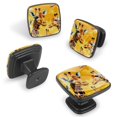 thumbnail image 2 of 4 Pcs Cabinet Handle Drawer Pulls Giraffe Knobs with Screws Square Furniture Office Cabinet Knob Decoration, 2 of 7