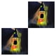 thumbnail image 4 of Monstrate Sombrero de Halloween brillante, luces LED para vacaciones, sombrero, decoración de fiesta, colgante, sombrero de brillante, Geistergesicht leuchtet gelb 2piezas, 4 of 6