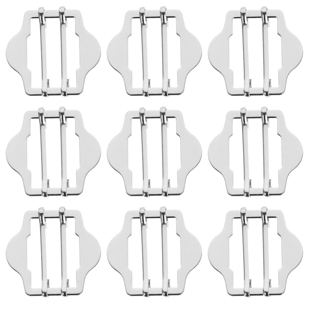 WORGEOUS 10 unids traje chaleco hebillas metálicas ropa botones cintura cinturón hebillas decoración