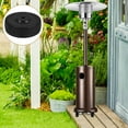thumbnail image 4 of NIYANGLE 4 Pcs Roues en Caoutchouc Roues Pivotantes en Caoutchouc Pièces de Rechange Noires Chauffage de Patio, 4 of 7