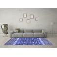 thumbnail image 3 of Ahgly Company Machine Washable Indoor Rectangle Abstract Blue Modern Area Rugs, 5' x 8', 3 of 4