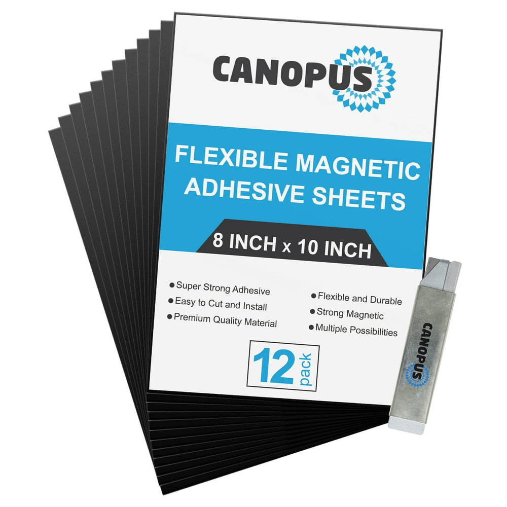 CANOPUS Sheets with Adhesive Backing, 8 by 10 Inches, Pack of