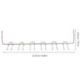 thumbnail image 2 of HOMEMAXS  Peg Board Accessory Kit Pegboard Tool Organizer Hooks Boards, 2 of 8