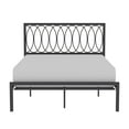 thumbnail image 2 of River Street Designs Naomi Geometric Metal Platform Full Bed, Gray, 2 of 12