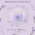 thumbnail image 3 of CHILLFLAME Lavender Candle, Scented Candles Gift Set for Stress Relief, 3 Votive Candle for Women and Men, Birthday Gifts for Women, Lavender Candles for Mom (Purple, 7 oz), 3 of 7