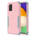 thumbnail image 5 of Feishell for Samsung Galaxy A52 5G Durable Rugged Case, [Three Layers Protection] [Military Grade Drop Protection] Heavy Duty Shockproof Anti-Scratch Support Wireless Charging Phone Case, Pink+Green, 5 of 6