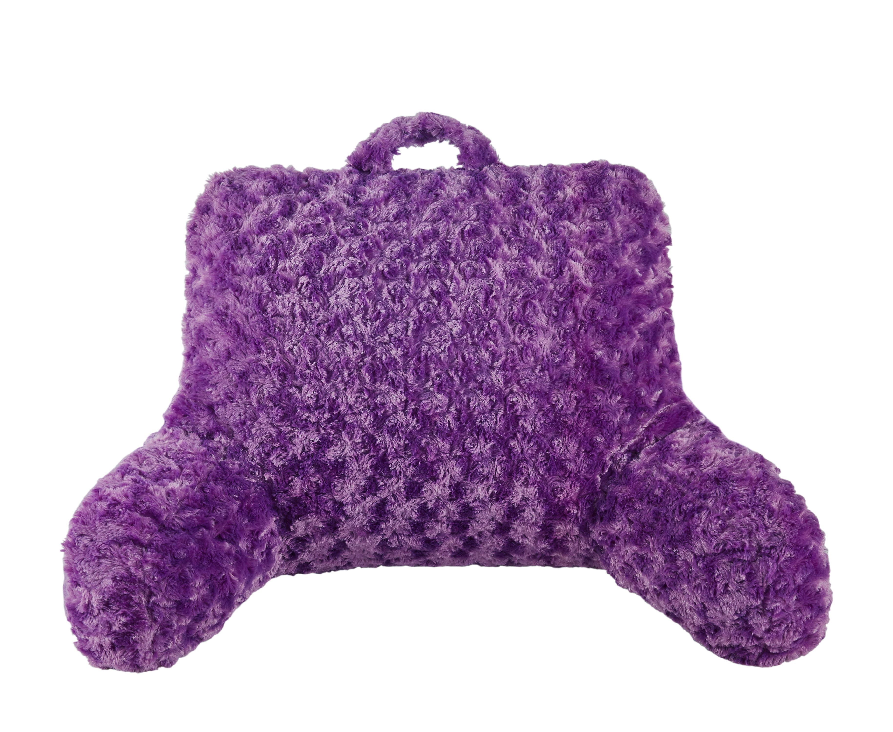 cut plush bed rest pillow