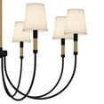 thumbnail image 4 of Quoizel Bayside 8-Light Matte Black Chandelier, 4 of 8
