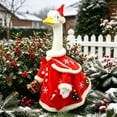 thumbnail image 5 of XGFHYJEH Porch Goose Outfits christmas, Porch Goose Clothes Clearance, Goose Clothes for Porch Goose, Goose Costume 23'' for Outdoor Outside Front Porch Garden Yard Lawn, 5 of 7