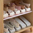 thumbnail image 4 of Shoe Slot Organizer, Non-Slip ABS Plastic with Adjustable Height, Space Saving Double Layer Rack for High Heels, Sneakers & Sandals, Ideal for Closet and Entryway Organization FAJHHA, 4 of 8