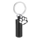thumbnail image 3 of Llavero con colgante de cremación para mascotas, mini urna cilíndrica, urna práctica para cenizas Negro, 3 of 9