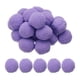 thumbnail image 1 of Pom Poms de 2 pulgadas para manualidades, 20 piezas de pompones para manualidades, bolas esponjosas a granel para sombreros, arte navideño DIY, morado, 1 of 7