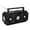 Black, variant on Fm Radio with Bluetooth, Radio Waterproofs Bluetooth Speaker, Portable Digital Am Fm Radio with Flashlight, Reading Lamp Solar Charging