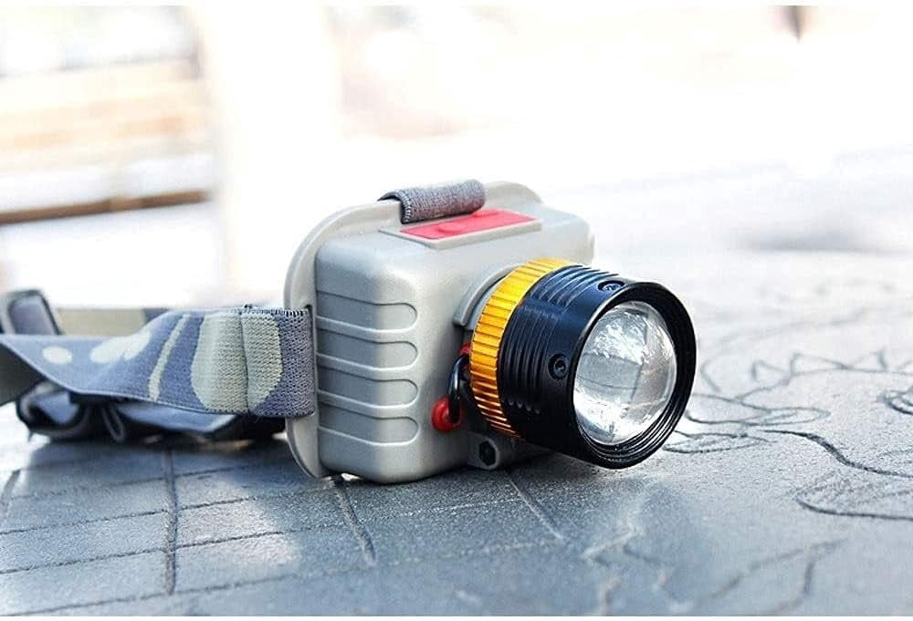 RKXQT Head lampsLight Head Torch Rechargeable, High Lumen LED Headlamp Waterproof Zoomable Headlight Sport Flashlight for Hiking Camping Climbing Fishing Outdoors Light for Adults, Camping,
