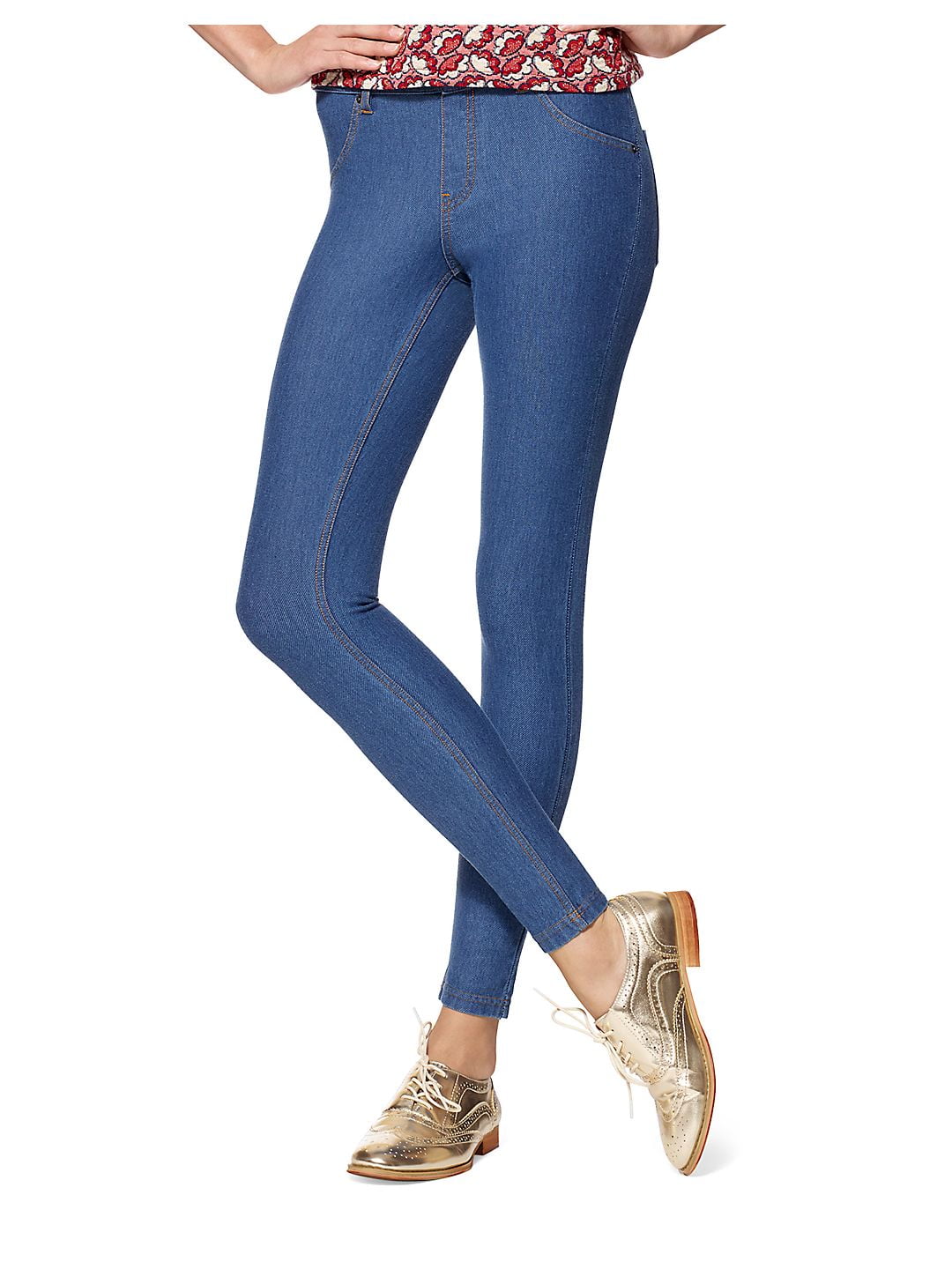 Buy HUEWomen's Jeggings & Tunic - Essential Denim Leggings - Stretchy Jeans  for Women - V Neck Legging Tee Online at desertcartCyprus