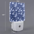 thumbnail image 2 of Fotbe Beautiful Snowflake Butterfly Luz Nocturna LED, Luz de Noche con Sensor de Luz Natural de Anochecer a Amanecer, Se Enchufa a la Pared, Blanco Cálido 0.5W-US, 2 of 7