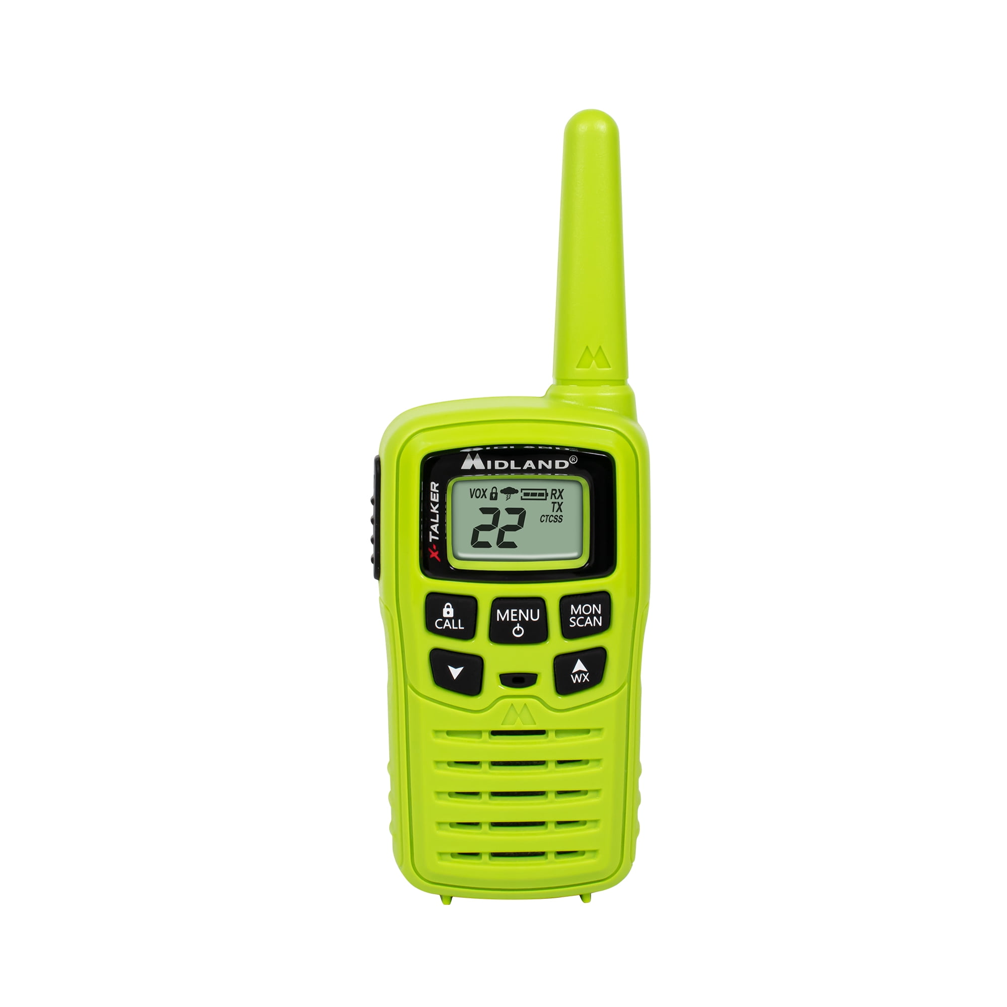 Midland – T10X3M X-Talker Two Way Radio – Water Resistant – NOAA Weather  Alert Radios – 20 Mile Range Multi Color Three Pack