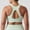 Mint Green, variant on Women Sports Bra Workout Crop Tank Tops Yoga Camisole Racerback Running Exercise Bras S-5XL