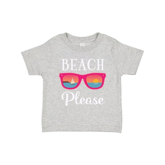 Inktastic Beach Please Sunglasses Girls Toddler T-Shirt