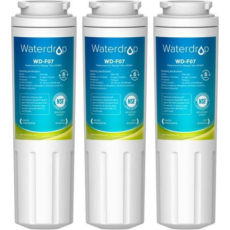 

Waterdrop UKF8001 Water Filter NSF 53&42 Certified Replacement for Whirlpool UKF8001 4396395 Maytag UKF8001AXX-200 UKF8001AXX-750 EveryDrop Filter 4 (6 PACK)