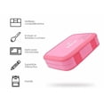 thumbnail image 2 of Lonchera para Niños Tipo Bento Box de 5 Divisiones, Sellado Hermético Antiderrames, con Recipiente para Comida Desmontable Xtellar rosa, 2 of 4