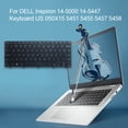 thumbnail image 4 of Keyboard Professional Replacing Computer Accessories Multipurpose Laptops Laptop Keypads Replacement for DELL Inspiron 14-500 US 050X15 5455 5458, 4 of 6
