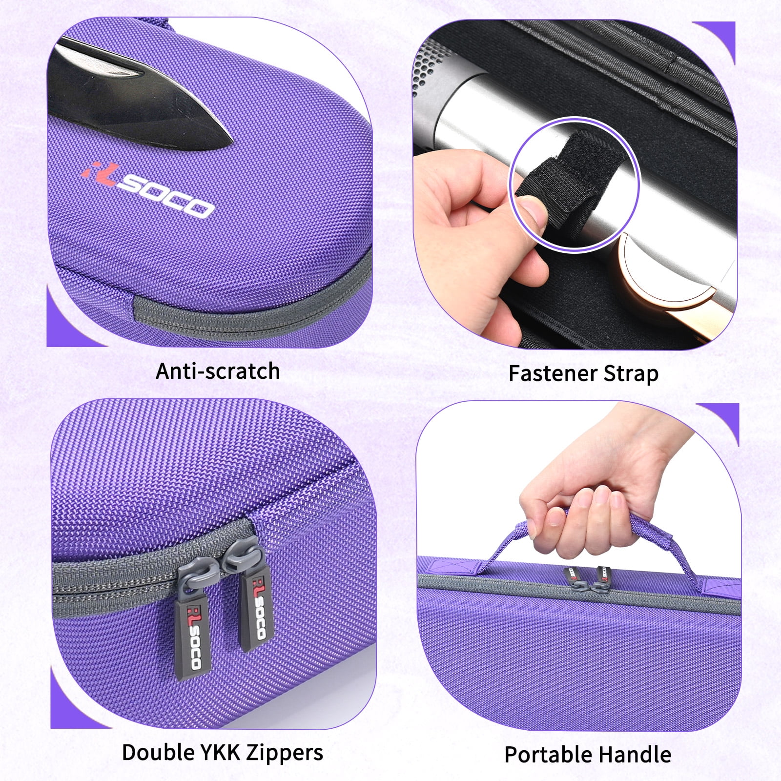 RLSOCO Travel Case for Dyson Airstrait/Corrale Hair