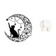 thumbnail image 5 of Colección de esculturas de gato y iluminados por la para amantes de los animales. Arte de pared único y decoración de mesa. Regalos para, 5 of 8