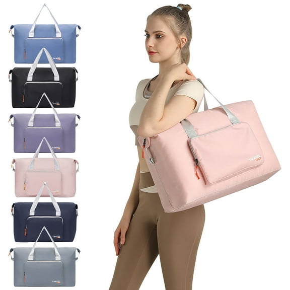 CXALSSY Travel Duffel Bag, Travel Bag, Large Duffel Bag, Weekenders & Overnight Bags, Duffel Bags for Women Men, Portable Foldable Lightweight Waterproof Duffel Bag