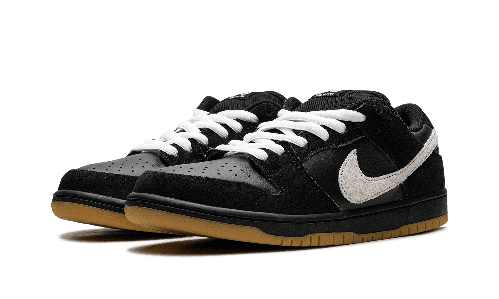 靴 Nike SB Dunk Low Black/WhiteBlack-Gum Nike Dunk Low Pro SB Black White Gum Men's - HF3704-003 - US