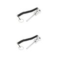 thumbnail image 4 of Maytalsory Magnetic Weight Stack Pin with Pull Parts Rope Replacement Silver 8x80mm 2Set, 4 of 6