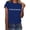 Dark Blue, variant on Freedom Printed Casual T-Shirt for Man Women, Army Green, XXL