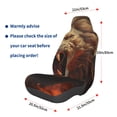 thumbnail image 3 of Fuzoiu Cool Flame Lion A Print Elastic Car Seat Covers, Seat Cover Protector,Universal Fit Interior Covers for Most Cars,Washable Seat Cover Non Slip for SUV,Sedan,Van, 3 of 5