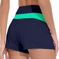 thumbnail image 4 of HAJWOH Womens Swim Shorts High Waisted Stretch Bathing Suit Bottoms Swimsuit Surfing Board Shorts, 4 of 5