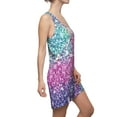thumbnail image 6 of Women's Cut & Sew Racerback Dress (AOP) Crystal Waters, 6 of 7