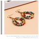 thumbnail image 4 of unbranded 1Par Pendientes Colgantes De Con Doblados Y Doradas Para Y, 4 of 7