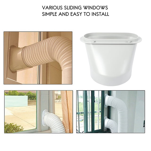 Window Adaptor Connector Exhaust Hose For Portable Air Conditioner Kit Plate